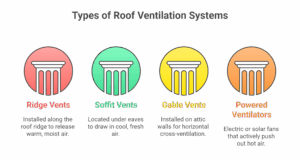 Different types of Roof Ventilation Systems